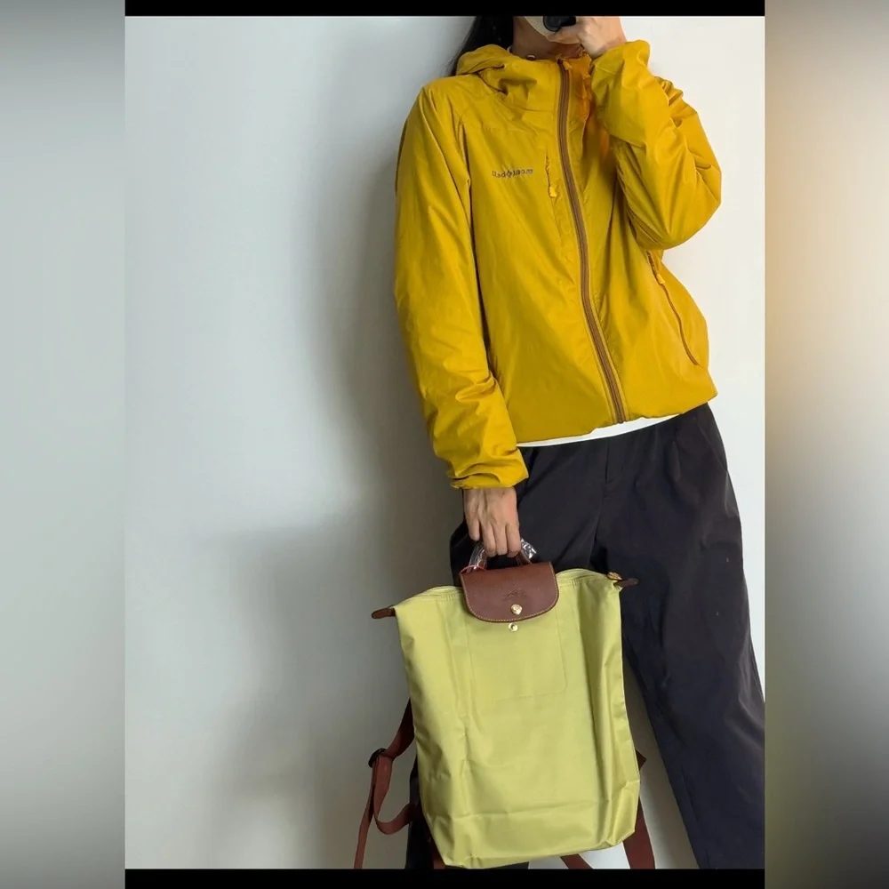 Longchamp Le Pliage Original Medium‎ Canvas Backpack color Pistachio